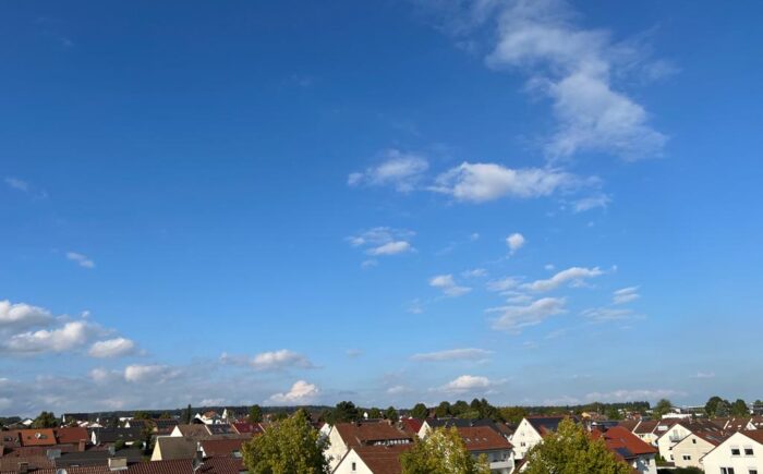 Aussicht vom Balkon