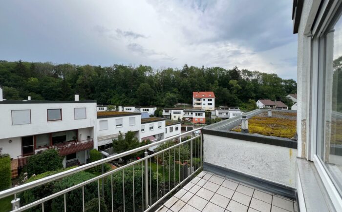 Ausblick Balkon Westseite