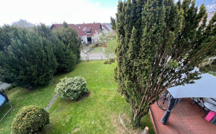 Garten zur Straßenseite