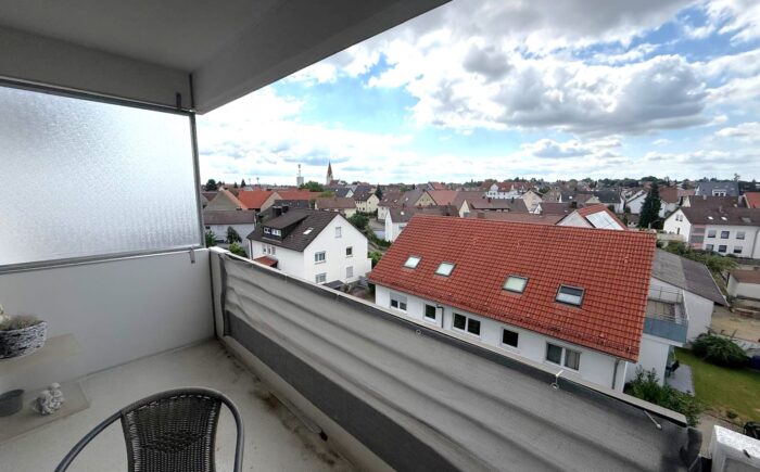 Ausblick Balkon